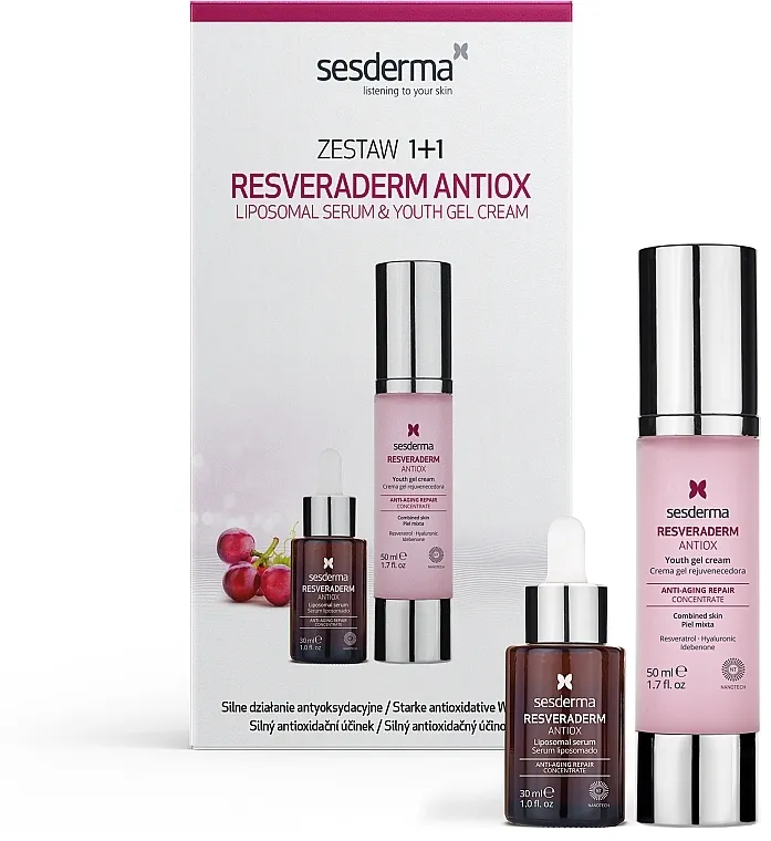 SesDerma Laboratories Resveraderm Antiox (serum/30ml + cr/50ml) Set