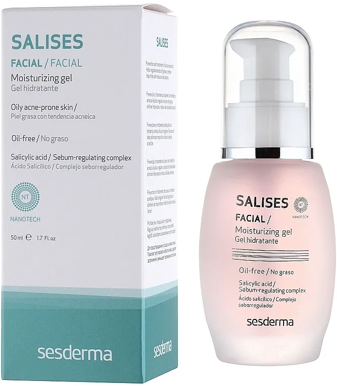 SesDerma Laboratories Salises Moisturizing Gel Hidratantni gel za masnu kožu