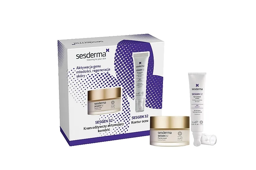 SesDerma Laboratories Sesgen 32 (eye/cr/15ml + cr/50ml) Set
