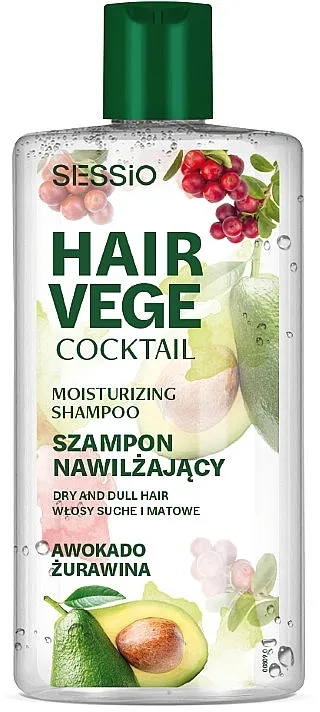 Sessio Hair Vege Cocktail Moisturizing Shampoo Hidratantni šampon za kosu "Avokado i brusnica"