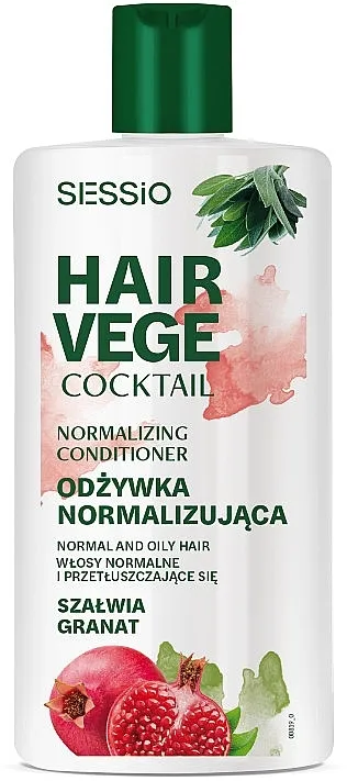 Sessio Hair Vege Cocktail Normalizing Conditioner Normalizujući regenerator za kosu "Žalfija i nar"