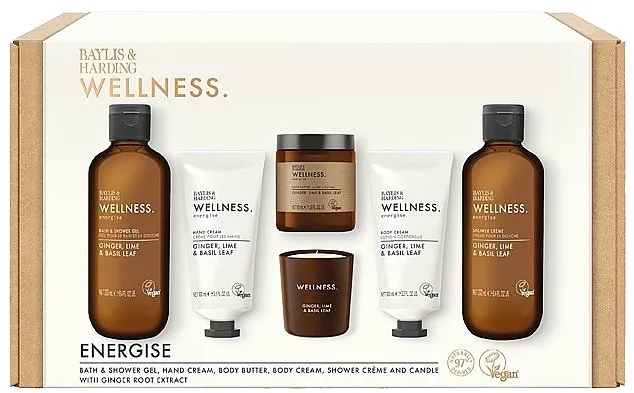 Set, 6 proizvoda Baylis &amp; Harding Wellness Luxury Candlelit Bathing Gift Set