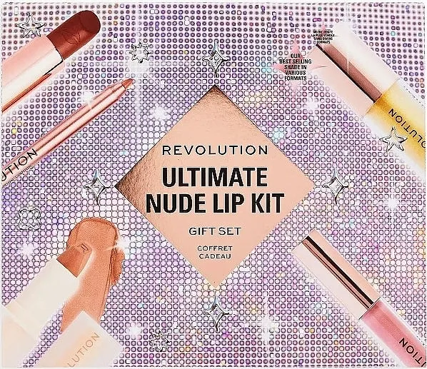 Set, 6 proizvoda Makeup Revolution Ultimate Nude Lip Kit