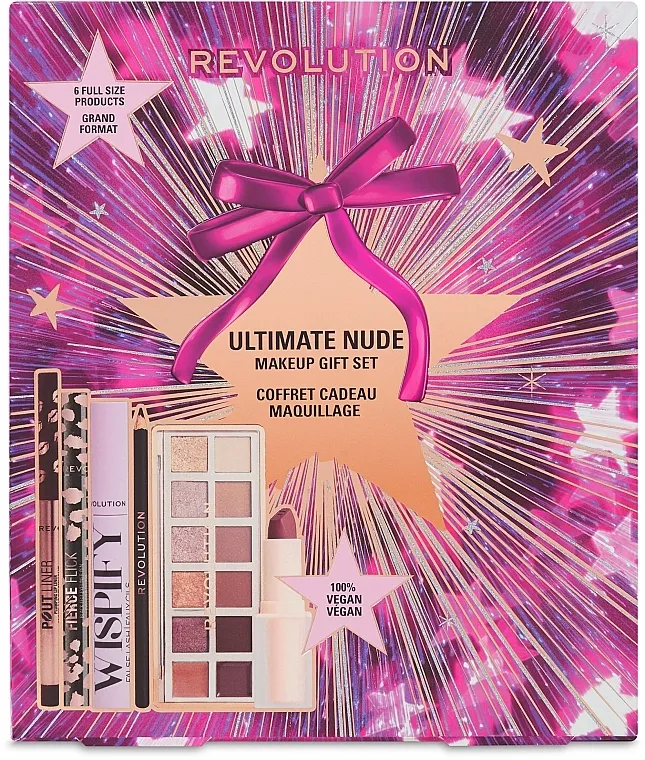 Set, 6 proizvoda Makeup Revolution Ultimate Nude Makeup Gift Set