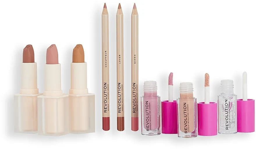 Set, 9 proizvoda Makeup Revolution Ultimate Kiss Gift Set
