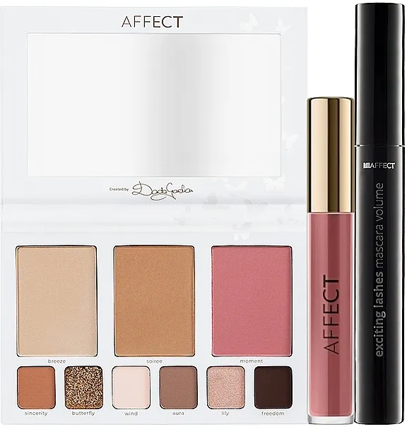 Set Affect Cosmetics Passion Moments Beauty Set 01 (palette + lipstack/5ml + mascara/11ml)