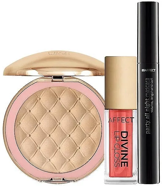 Set Affect Passion Moments Beauty Set 02 (lip/gloss/5g + mascara/12g + powder/11g)