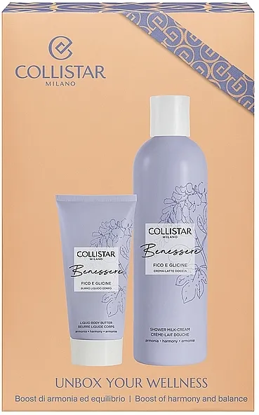 Set (šamp/g/250ml + b/mleko/50ml) Collistar Benessere Fico e Glicine
