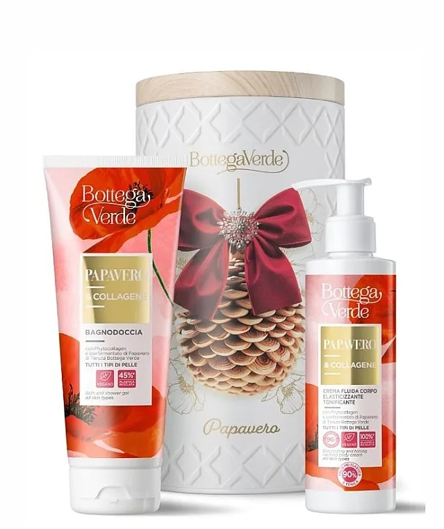 Set (šampon/gel/200ml + balzam/krema/200ml) Bottega Verde Papavero