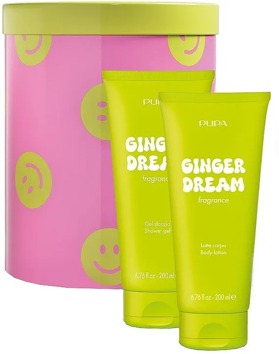 Set (šampon/gel/200ml + balzam/losion/200ml) Pupa Ginger Dream