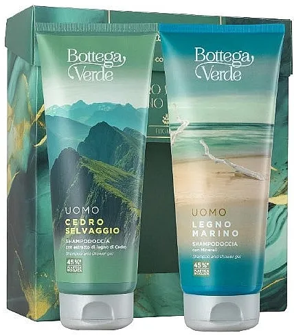 Set (šampon/gel/2x200ml) Bottega Verde Cedro Selvaggio