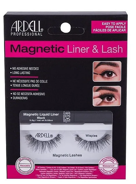 Set Ardell Magnetic Lash &amp; Liner Lash Wispies (eye/liner/2.5g + lashes/2pc)