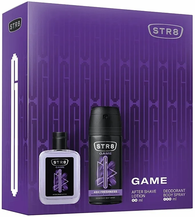 Set (ash/lot 50 ml + deo 150 ml) STR8 Game