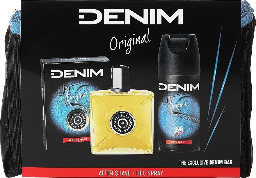 Set (ash/lot/100ml + deo/150ml + bag) Denim Original