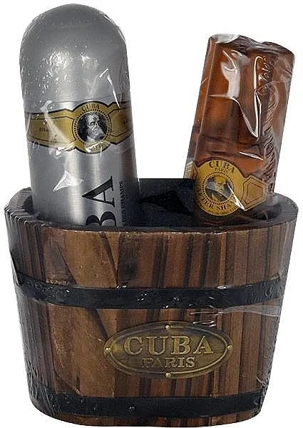 Set (ash/lot/100ml + deo/200ml) Cuba Cuba Gold