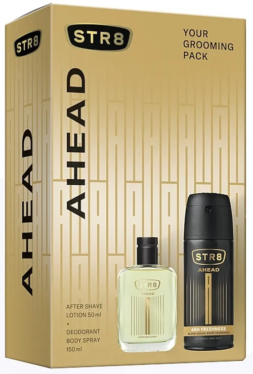 Set (ash/lot/50ml + deo/150ml) STR8 Ahead