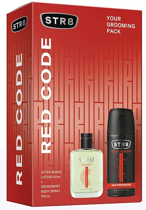 Set (ash/lot/50ml + deo/150ml) STR8 Red Code