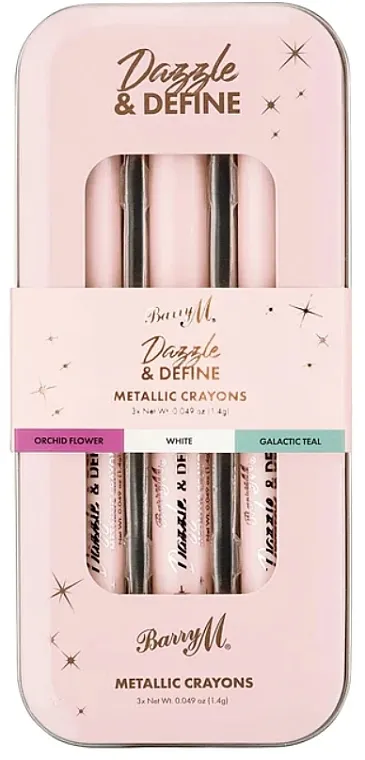 Set Barry M Dazzle &amp; Define Metallic Crayons (eyeshadow/3x1.4 g)