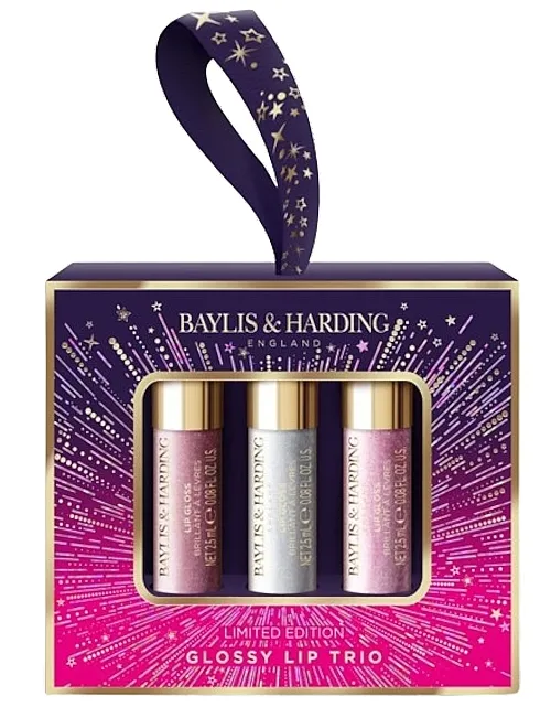 Set Baylis &amp; Harding Moonlight Fig Glossy Lip Trio (lip/gloss/3x2,5ml)
