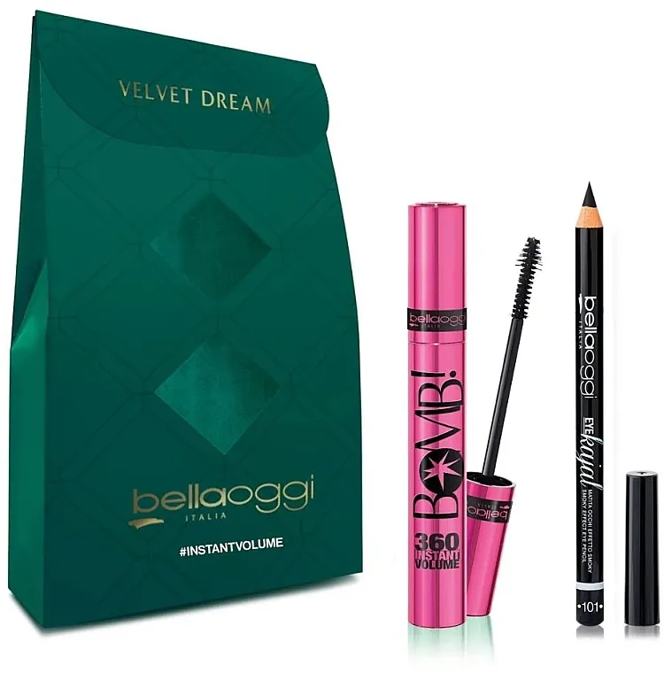 Set Bellaoggi Istant Volume Mini Kit (mascara/9.5ml + kajal/1.1g)