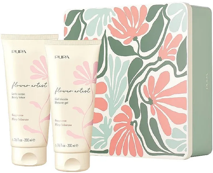 Set (b/los/200ml + š/gél/200ml) Pupa Flower Artist Flirty Tuberose