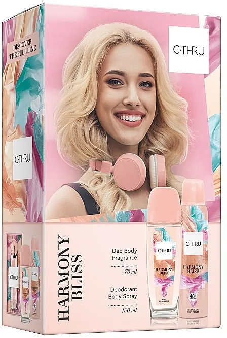 Set (b/spray/75ml + deo/150ml) C-Thru Harmony Bliss