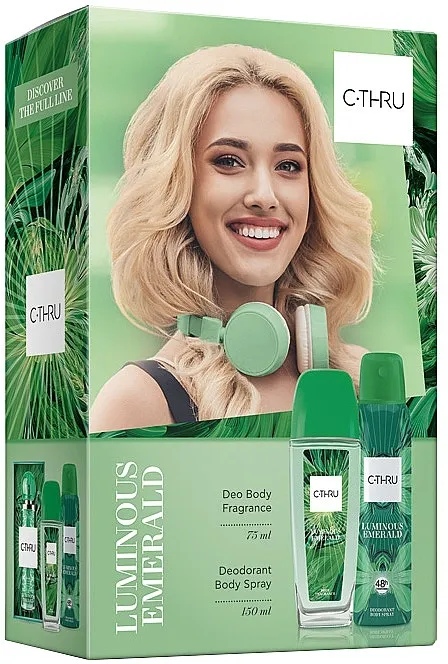 Set (b/spray/75ml + deo/150ml) C-Thru Luminous Emerald
