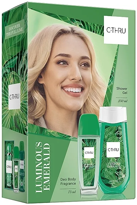 Set (b/spray/75ml + sh/gel/250ml) C-Thru Luminous Emerald