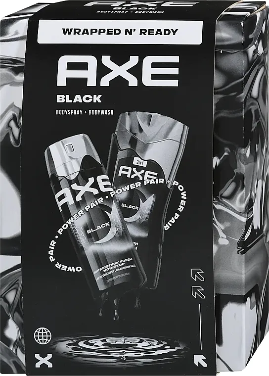 Set (deo/150ml + gel za tuširanje/250ml) Axe Black