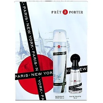Set (deo/200ml + edt/50ml) Pret A Porter Paris New York