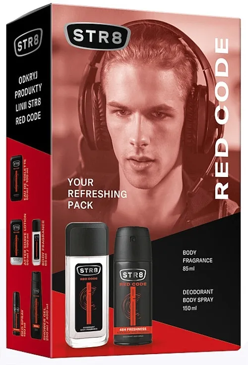Set (deo/85ml + deo/150ml) STR8 Red Code