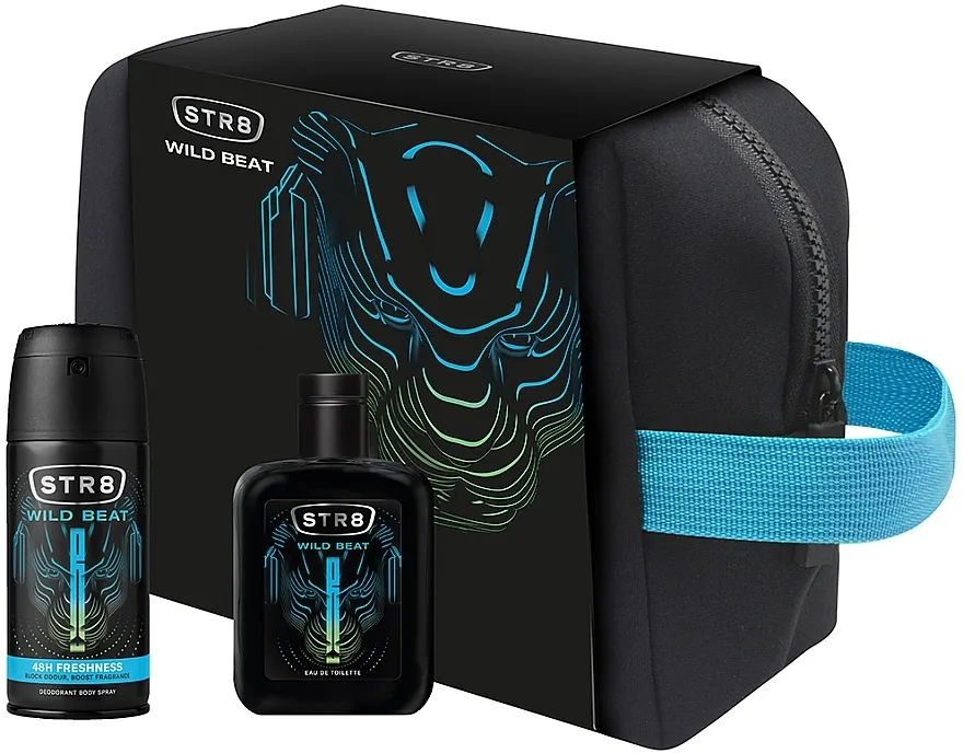 Set (deo/spray/150ml + edt/100ml + torba) STR8 Wild Beat