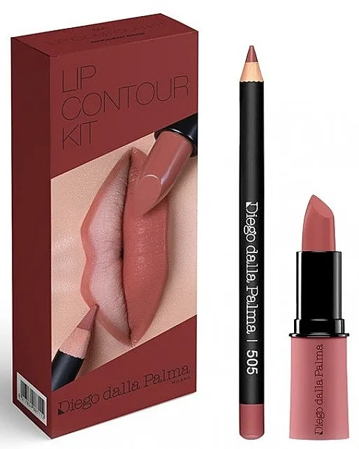Set Diego Dalla Palma Lip Contour Kit 505 (lipstick/4g + lip/pencil/1.1g)