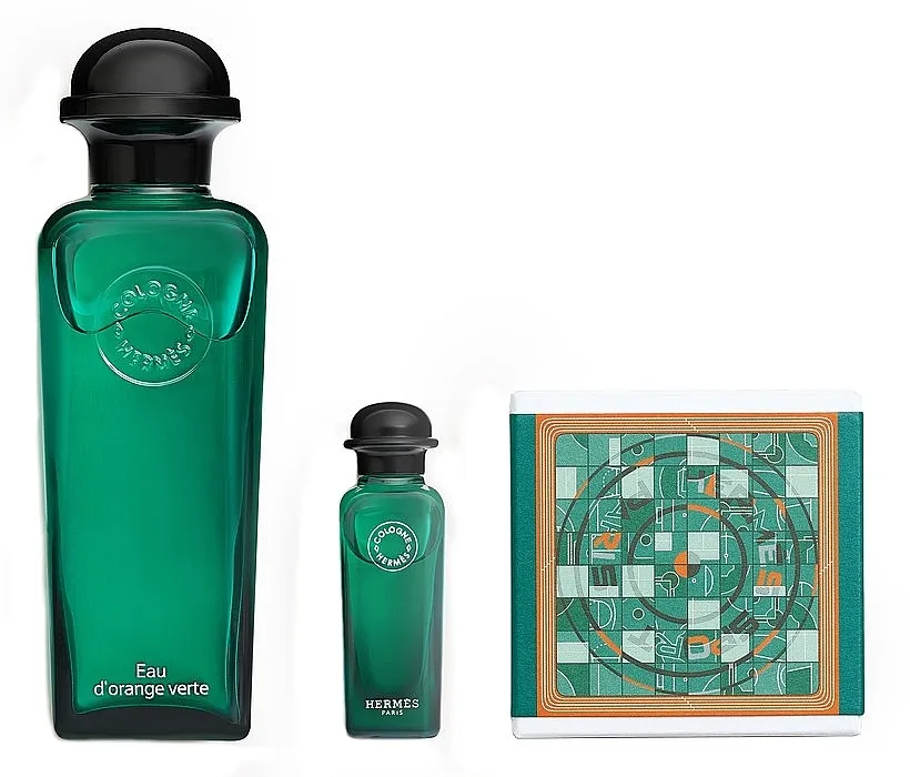 Set (edc 100 ml + edc 7.5 ml + sapun 50 g) Hermes Eau D`Orange Verte