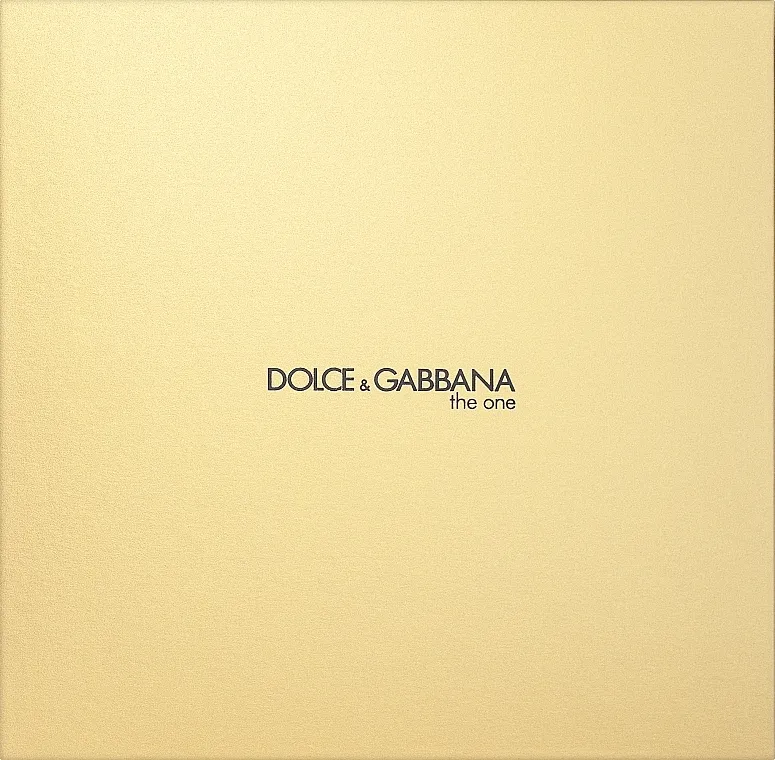 Set (edp 75 + b/l 100 + sh/g 100) Dolce &amp; Gabbana The One