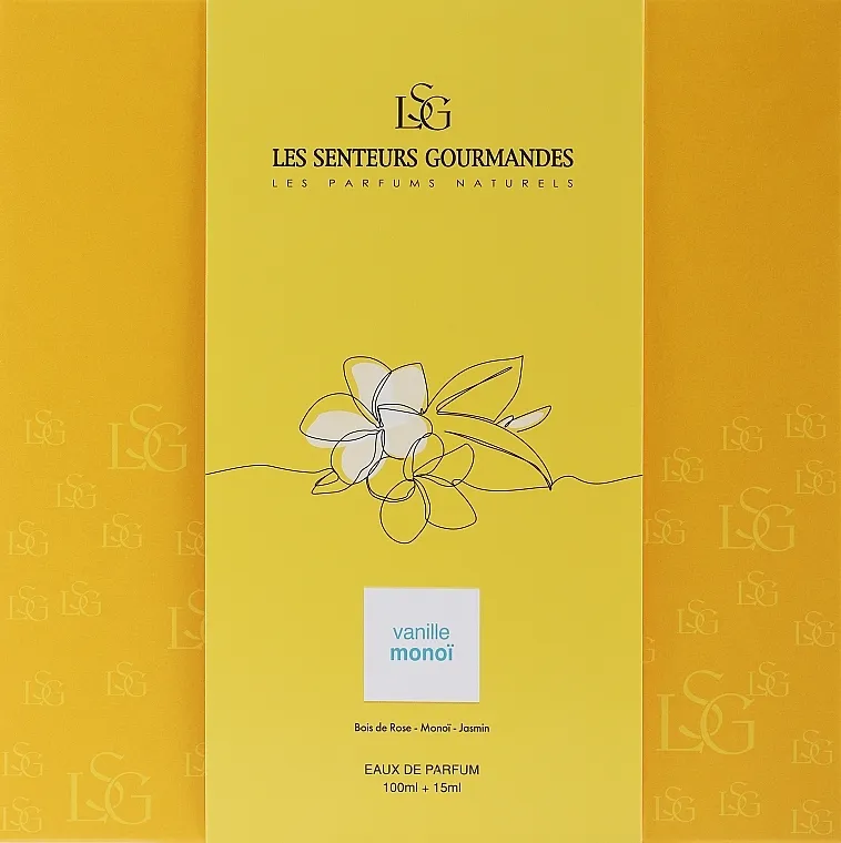 Set (edp/100 ml + edp/mini/15 ml) Les Senteurs Gourmandes Vanille Monoi