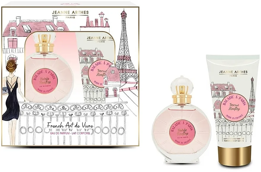Set (edp/100ml + b/los/150ml) Jeanne Arthes Balade a Paris Soiree Rooftop
