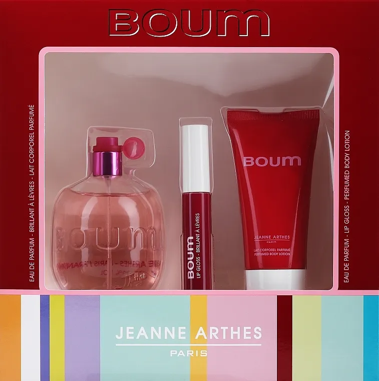 Set (edp/100ml + b/lot/50ml + lip/gloss/8ml) Jeanne Arthes Boum