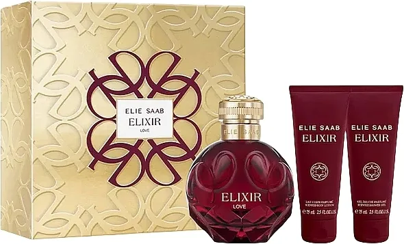 Set (edp/100ml + b/lot/75ml + sh/cr/75ml) Elie Saab Elixir Love