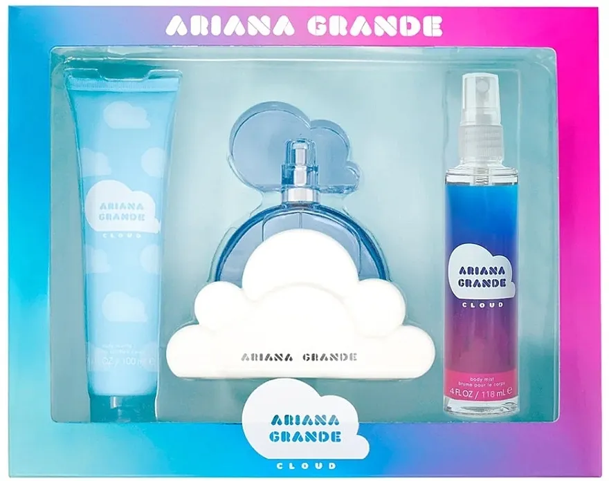 Set (edp/100ml + b/mist/118ml + b/lot/100ml) Ariana Grande Cloud