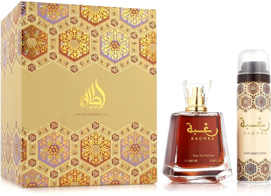 Set (edp/100ml + deo/50ml) Lattafa Perfumes Raghba Eau