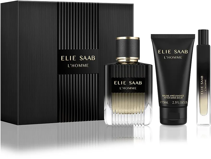 Set (edp/100ml + edp/10ml + ash/75ml) Elie Saab L’Homme Gift Set