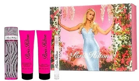 Set (edp/100ml + edp/10ml+ b/lot/90ml + sh/gel/90ml) Paris Hilton Eau