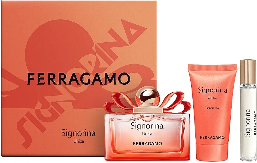 Set (edp/100ml + edp/15ml + b/lot/50ml) Ferragamo Signorina Unica