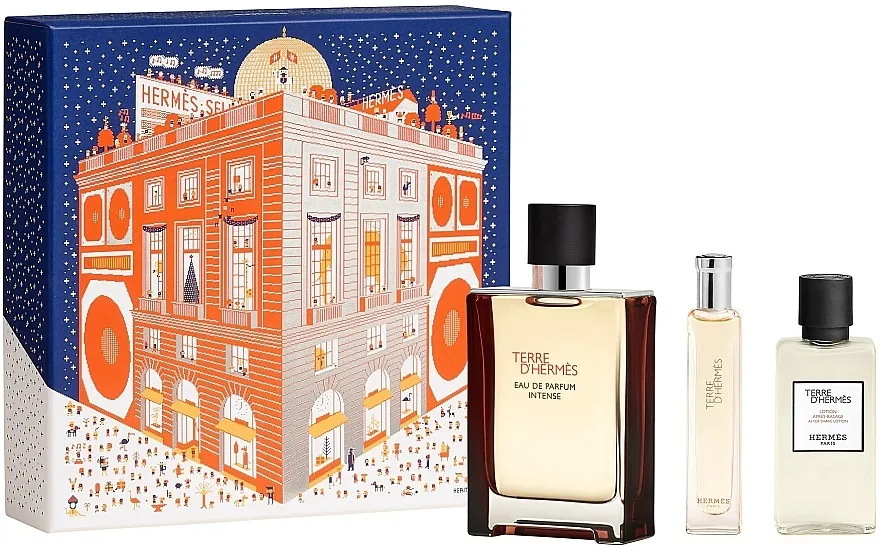 Set (edp/100ml + edp/15ml + losion posle brijanja/40ml) Hermes Terre d'Hermes Eau de Parfum Intense