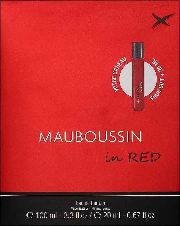 Set (edp/100ml + edp/20ml) Mauboussin In Red