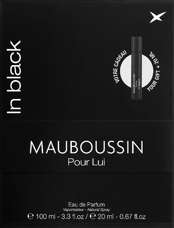 Set (edp/100ml + edp/20ml) Mauboussin Pour Lui in Black