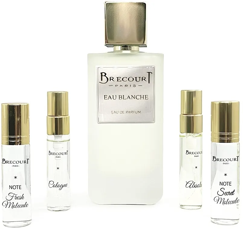 Set (edp/100ml + edp/2x7ml + edp/2x5ml) Brecourt Eau Blanche