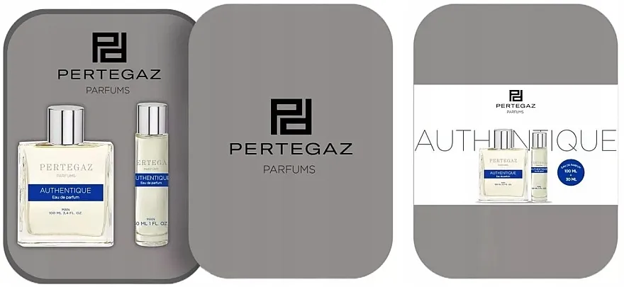 Set (edp/100ml + edp/30ml) Saphir Parfums Pertegaz Authentique