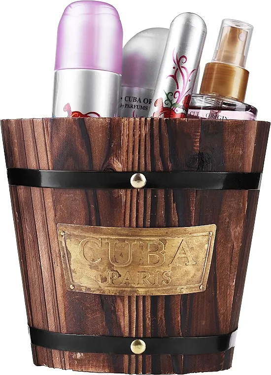 Set (edp/100ml + edp/35ml + deo/spray/200ml + body/spray/200ml) Cuba Cuba Heartbreaker